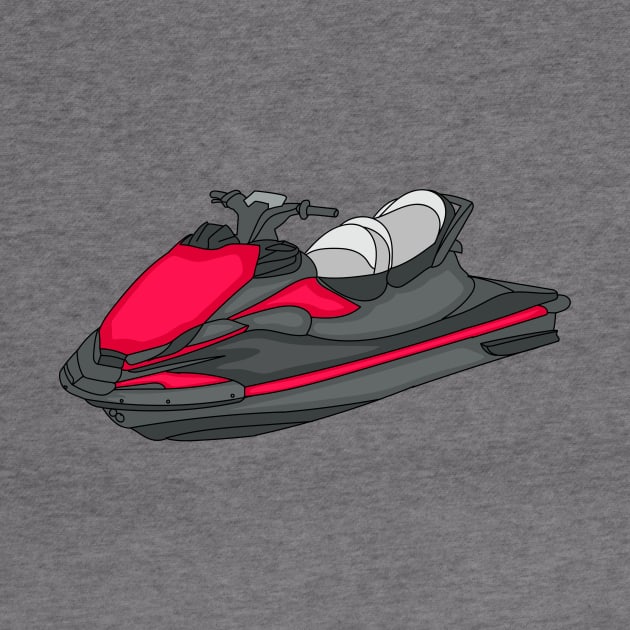 Jet ski cartoon illustration by Cartoons of fun